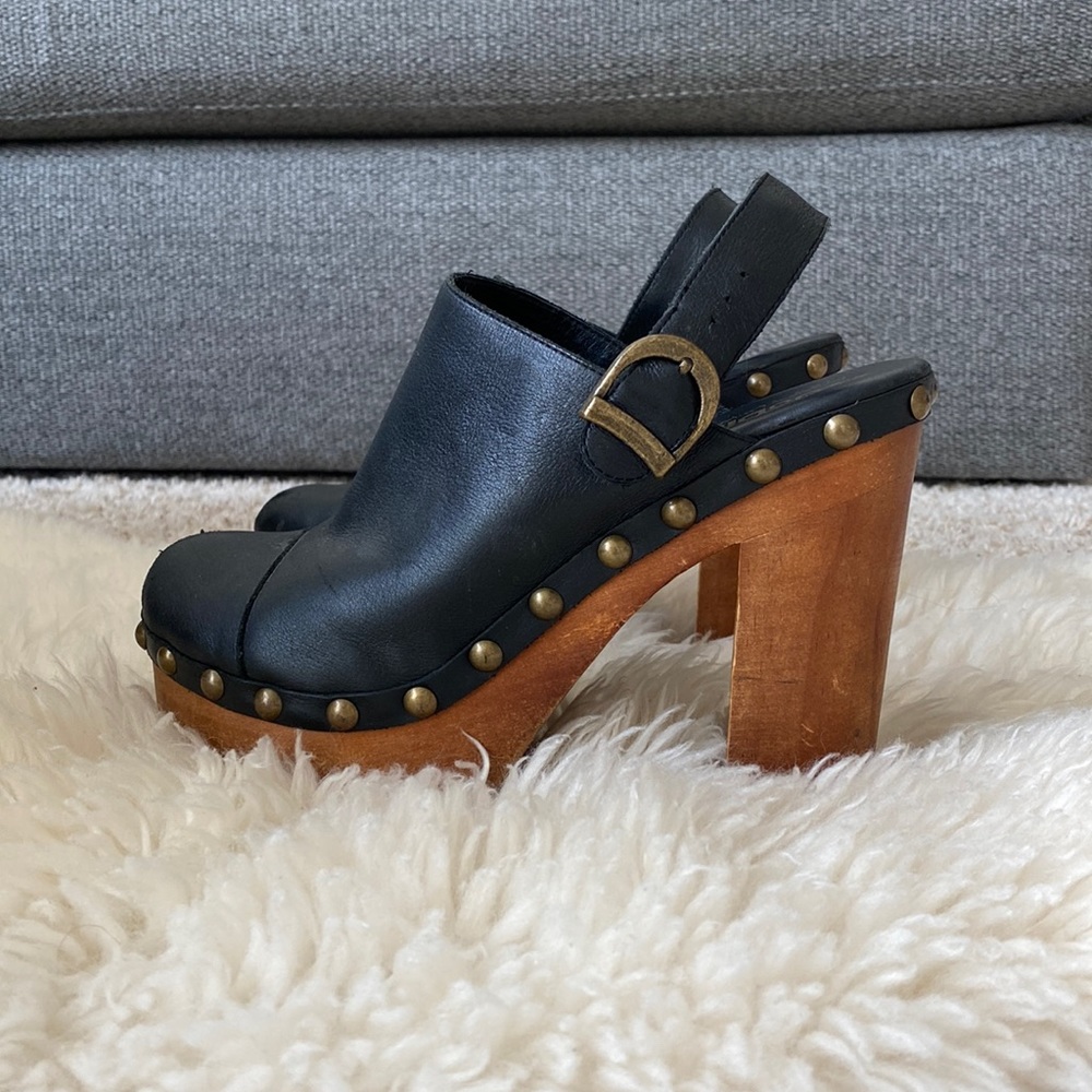 Jeffrey Campbell Woodies Studded Clogs